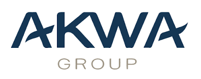 Akwa Group — Premier groupe énergétique marocain présent dans la distribution de gaz et de carburants Logo Akwa Group — Énergie et hydrocarbures en Afrique, client Generalia Assurances